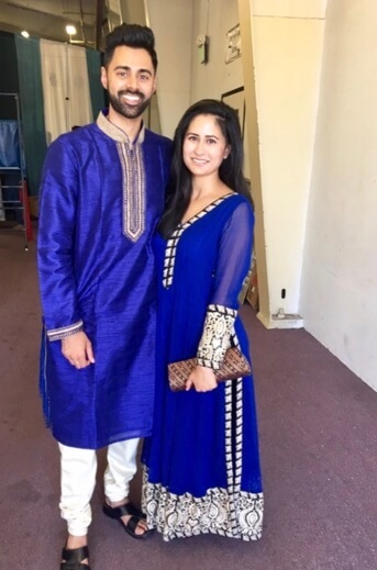 Ayesha Minhaj with her brother, Hasan Minhaj.